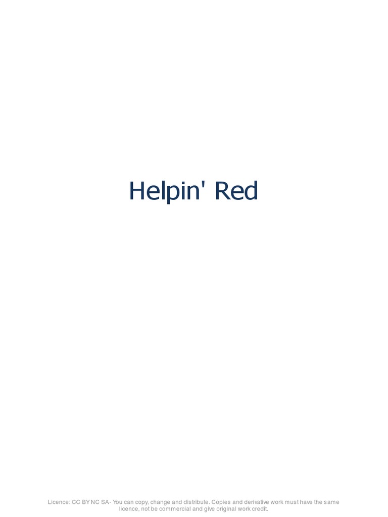 Helpin' Red | PDF | Command Line Interface | Scripting Language