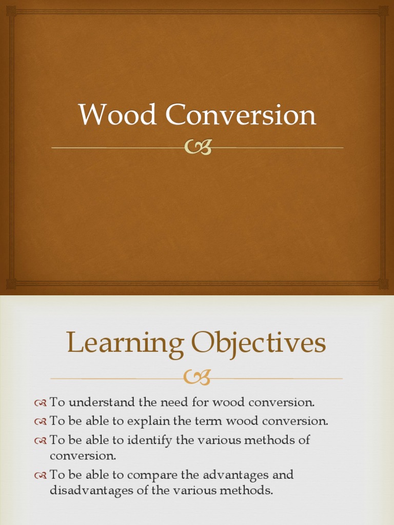 Wood Conversion Methods Explained | PDF | Wood | Logging