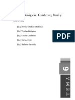 Material Obligatorio Módulo 5 Teorías Biológicas - Lombroso, Ferry y Garófalo