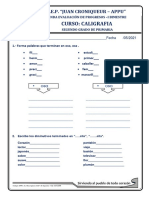 Examen Final de Caligrafia