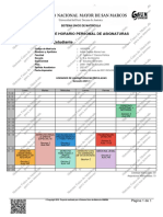 Reporte Alumno Horario Asignaturas