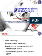 Tatalaksana Bayi dari Ibu HIV-dikonversi