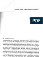 Usos del testimonio y políticas de memoria en Chile. Jaume Peris Blanes