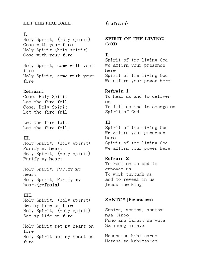 Spirit of The Living GOD | Download Free PDF | God The Father ...