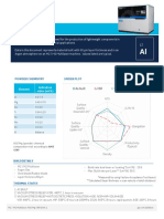 Alsi7Mg: Powder Chemistry Spider Plot