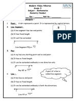 Handout 1 Geometry Grade 3