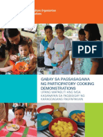 IYCF _ Gabay sa Pagsasagawa ng Participatory Cooking Demonstrations by FAO