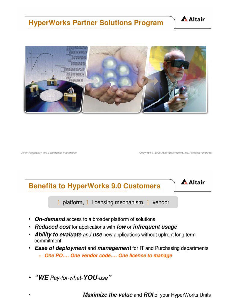 Partner Program Altair (Details) | PDF | Proprietary Software | Finite ...