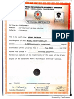 Sai Provisional Certificate