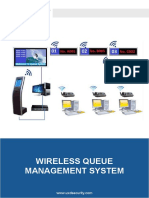 Wireless queue management system for 17