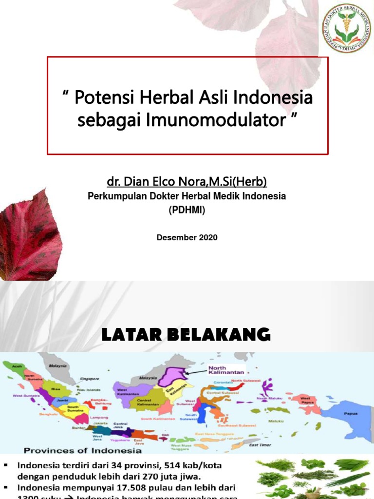 Potensi Herbal Indonesia sebagai Imunomodulator | PDF | Kesehatan Holistik