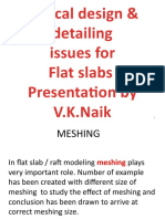 Critical Design & Detailing Issues For Flat Slabs Presentation by V.K.Naik