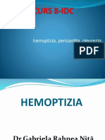 IDC C8 - Hemoptizia, Pleurezia, Pericardita