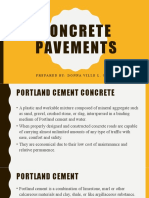 Concrete Pavements