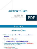 Lec22-Abstract Class
