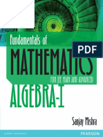 Mishra S. Fundamentals of Mathematics. Algebra I 2016