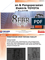 8FBR Series ... Electric Toyota Forklift