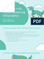 Morning Greetings With Social Distancing Infographics by Slidesgo