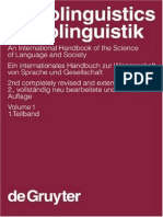 Ulrich - Ammon - Sociolinguistics - An - International - Handbook - of - The - Science - of - Language - and - Society