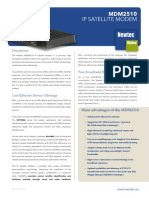 Newtec MDM2510-ip-satellite-modem Datasheet