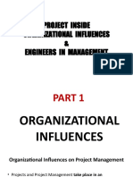 Organizational Influences on Project Management
