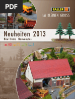 Faller Neu 2013