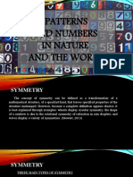Patterns and Numbers in Nature and The World