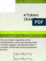 Aturan Cramer untuk SPL