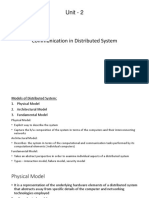 Models of Distributed Systems