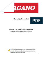 Manual Do Proprietário: Máquina CNC Router Laser NCRL6040G/ NCRL4040G/ NCRL3020G /NCL9060