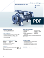 Electropompe Centrifugale Normalizate "EN 733": 50 HZ N 2900 RPM