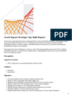 04 - Oracle Reports Developer 10g Build Reports
