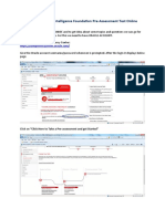 Oracle BI Foundation Pre-Assessment Test