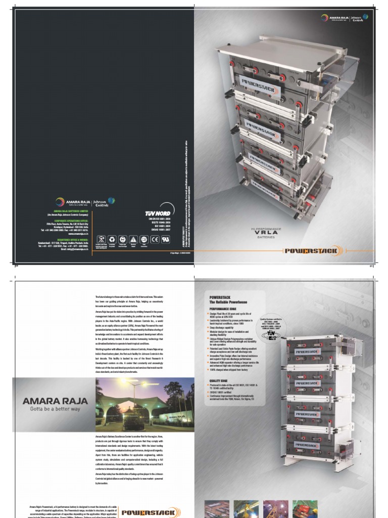 2volt Powerstack Batteries | PDF | Telephony | Last Mile