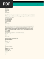 AMCAT Computer Programming1 - Part2