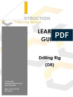 Learner Guide: Drilling Rig (DR)