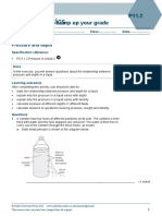 P11.2 Student Bump Up Your Grade: Pressure and Depth