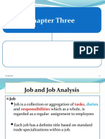 Chapter Three: Job Analysis and Human Resource Planning