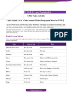 UPSC Civil Services Examination: UPSC Notes (GS-III) Topic: Major Local Winds Around Globe (Geography Notes For UPSC)