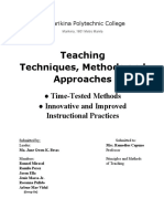 Teaching Techniques-Written Report