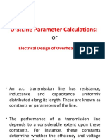 U-3-Line Parameter Calculations PS1