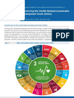 Monitoring The Health-Related Sustainable Development Goals (SDGS)