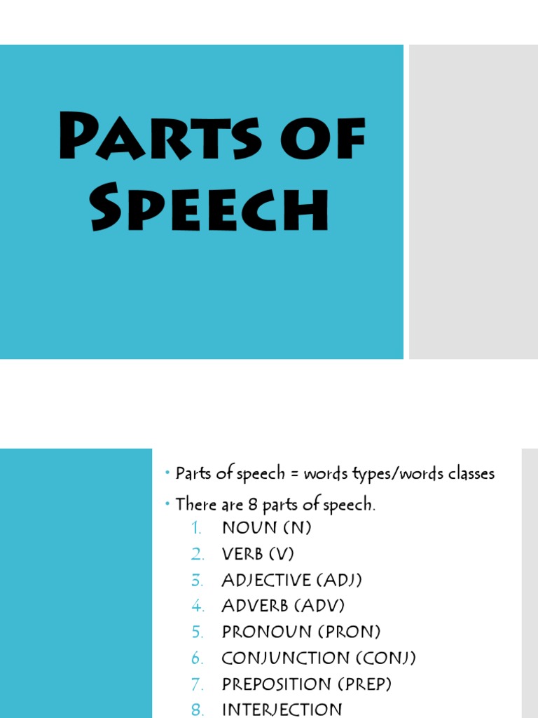 Understanding Parts of Speech | PDF | Adverb | Noun