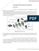 Unit Ii Space Segment and Satellite Link Design: Spacecraft Technology-Structure