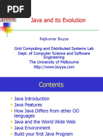 Java and Its Evolution