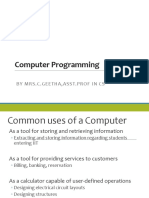 Programming in C