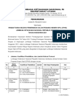 Pengumuman Penerimaan CPNS Lemhannas RI Tahun Anggaran 2021