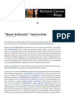 2012-01-03 'Best Schools' Interview (Richardcarrier - Info)