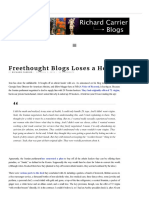 2012-04-01 Freethought Blogs Loses A Hero (Richardcarrier - Info)