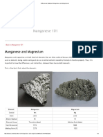 Differences Between Manganese and Magnesium